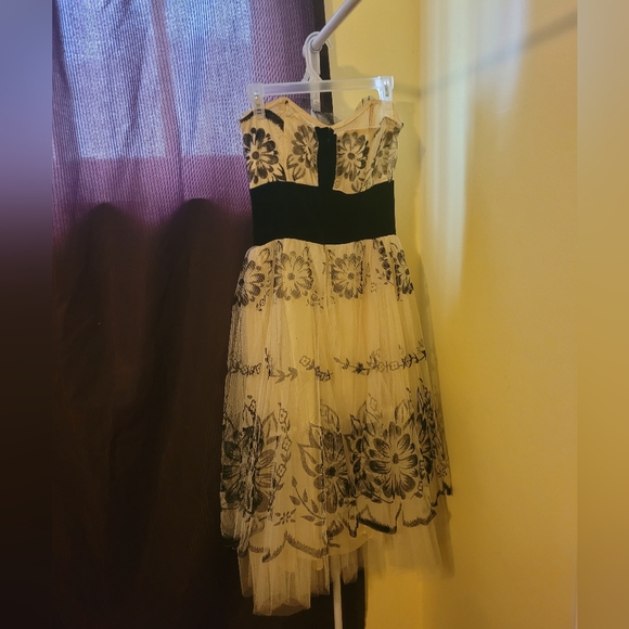 Vintage 1940s Formal Strapless Dress, GUC - Picture 6 of 17